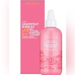 PACIFICA GRAPEFRUIT BUBBLES
Gel to Foam Purifying Cleanser
